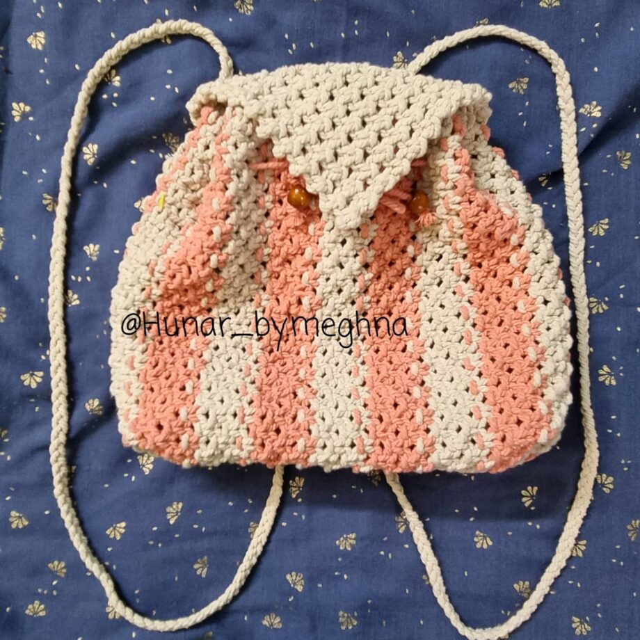 Macrame 2 in 1 bag (backpack + sling)