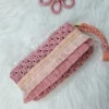 macrame wristlet clutch handmade wallet