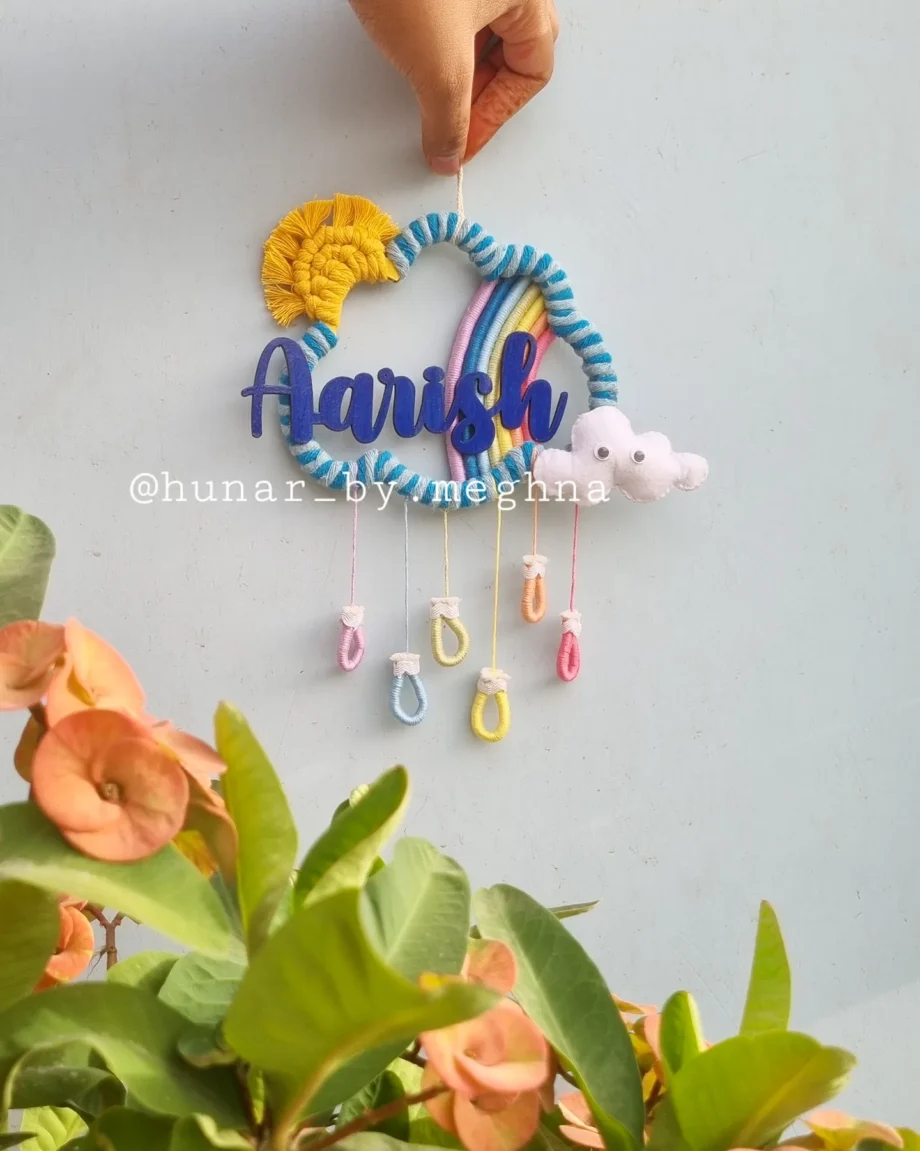 Mini Dreamy Sky name hanging