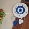 macrame wall hanging evil eye