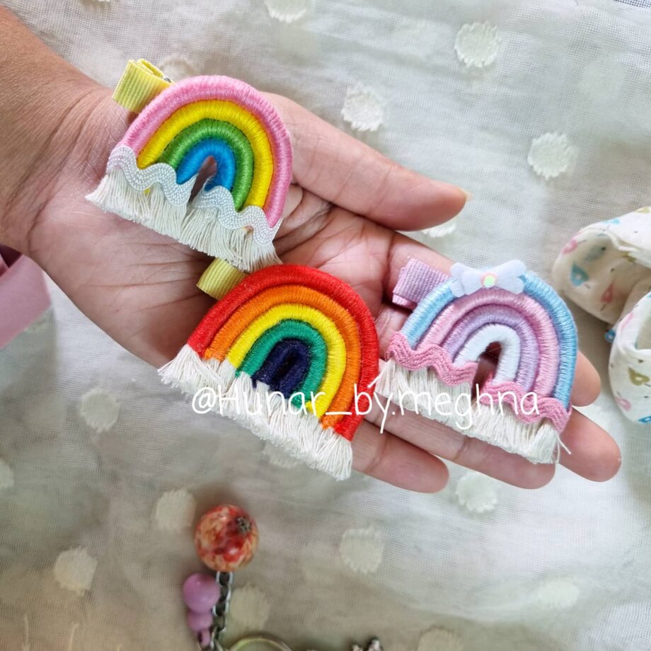 Rainbow Hairclips