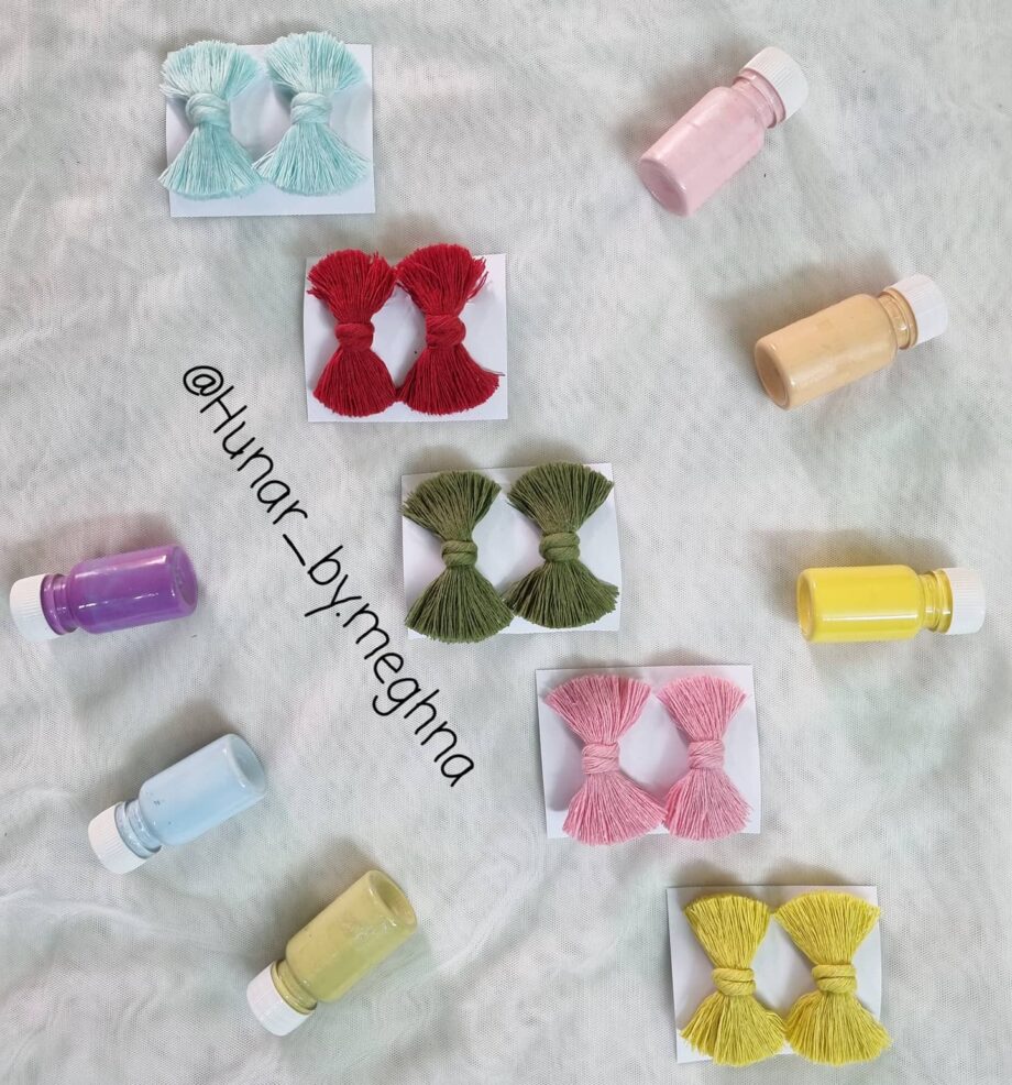 Macrame Bow hairclips