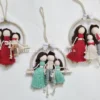 doll family macrame hanging