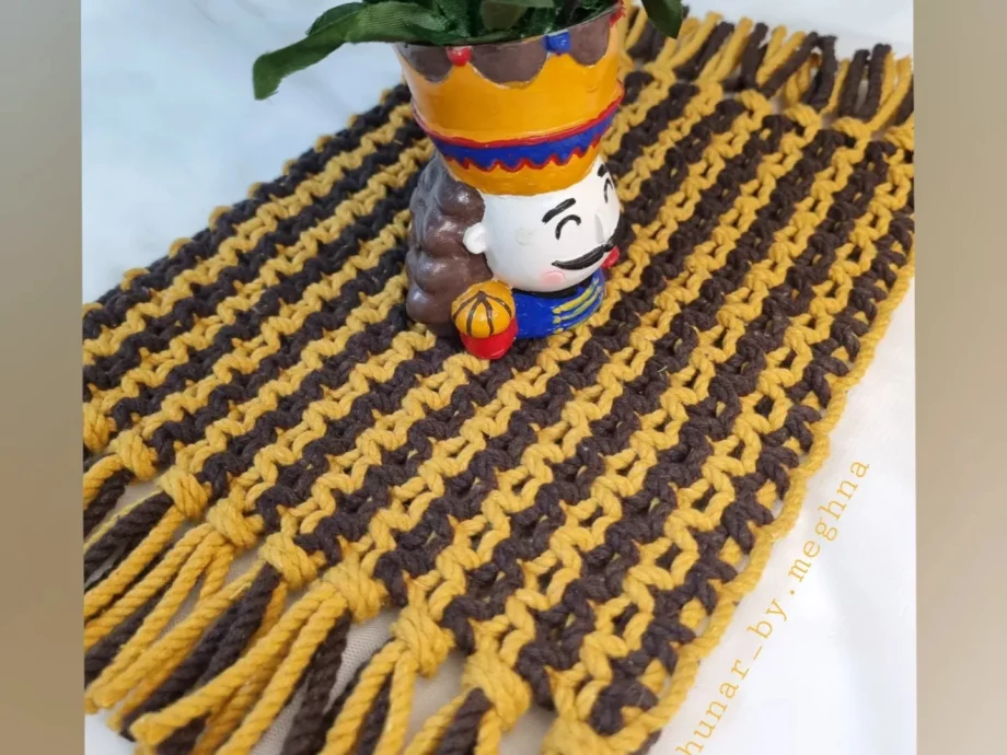 Earthy Multipurpose Macrame Mat