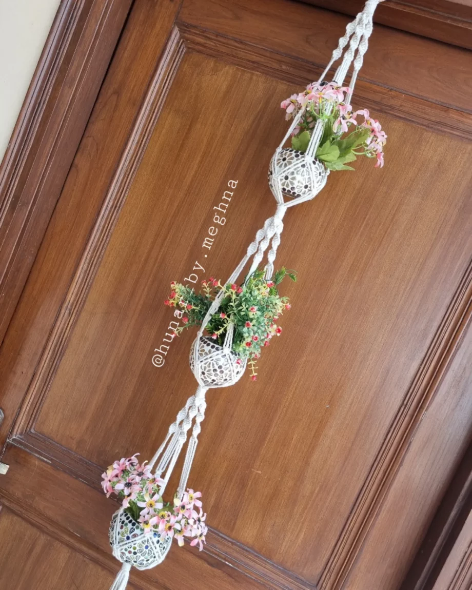 3 Tier Macrame Planter