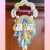 personalized rainbow dreamcatcher