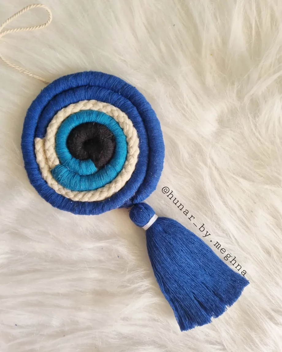 Macrame Evil Eye Hanging