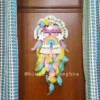 small sized rainbow dreamcatcher with name for kids room decor
