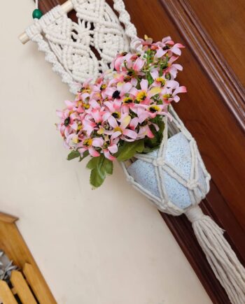 macrame planter wall hanging