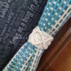 Bohemian macrame curtain belt ties