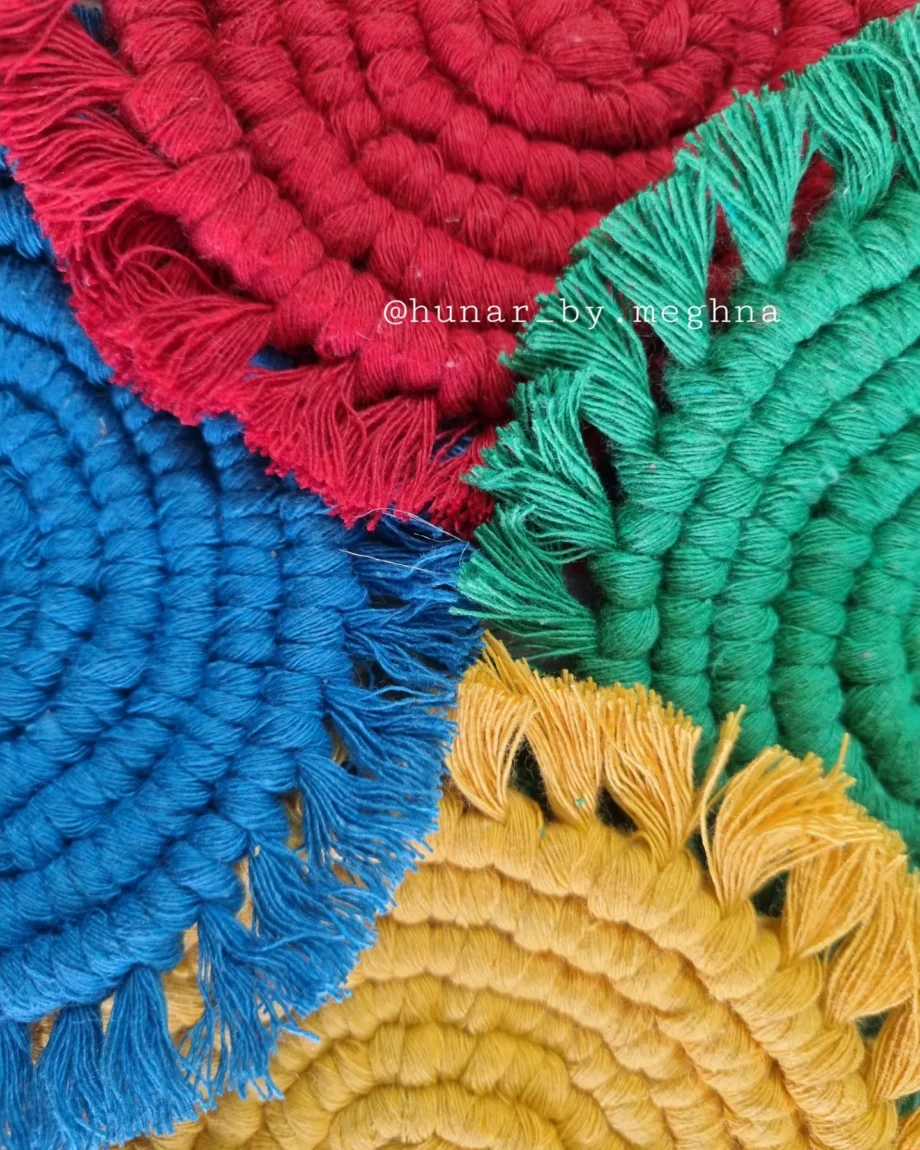 colorful coasters