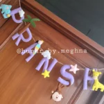 kids name hanging jungle theme