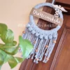 personalised macrame name hanging
