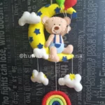 teddy on moon room decor for kids