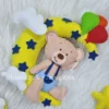 teddy with balloon for kids room decor baby shower