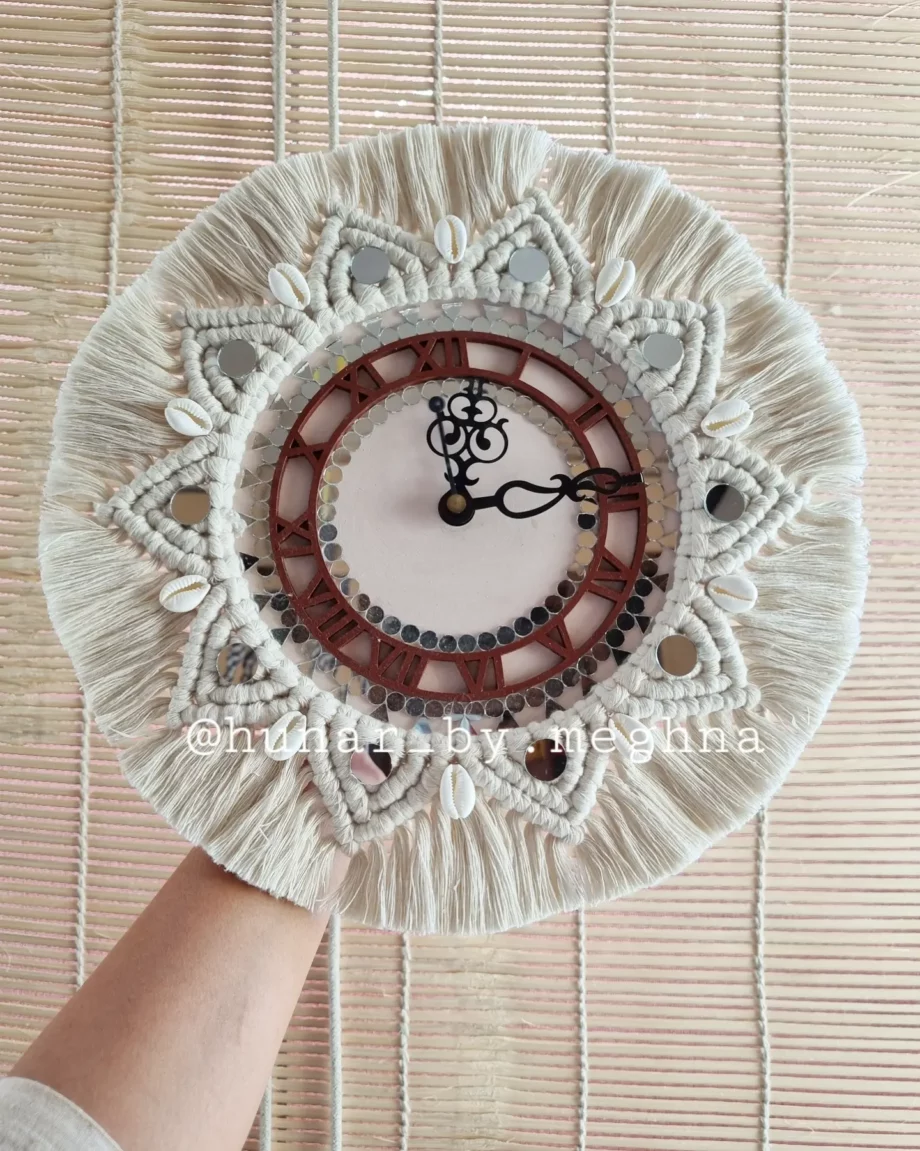 handmade wall clock