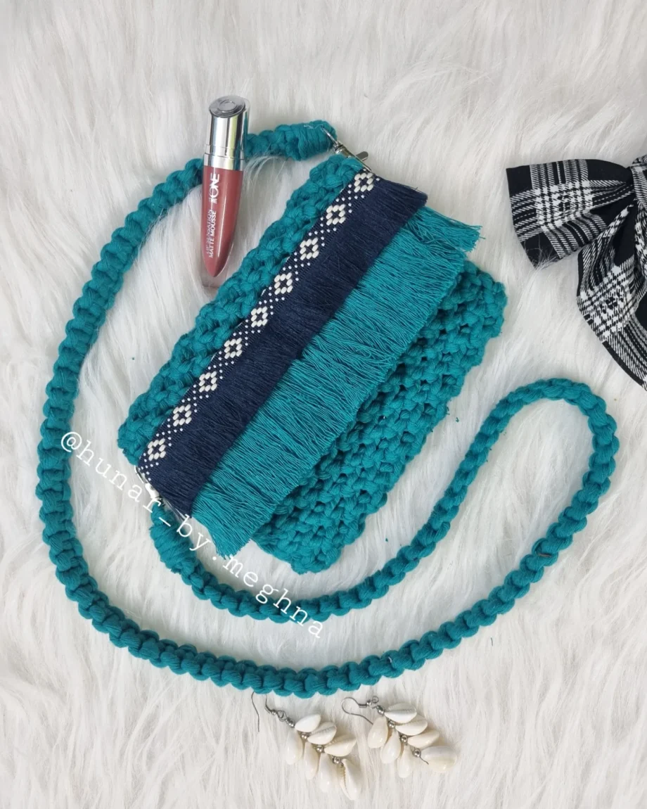 Boho Fringes Macrame Sling