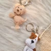 dog keychain charms