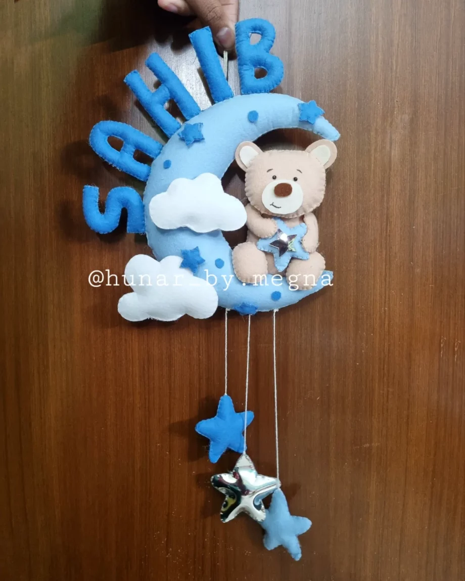 crib hanging teddy