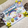baby birth details frame wall decor
