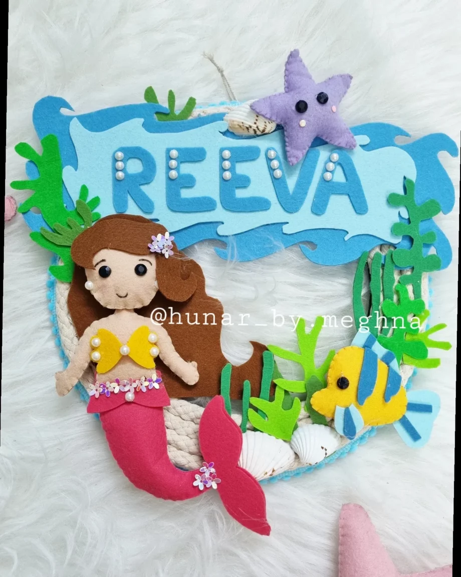 personalized gifts for kids in mermaid theme