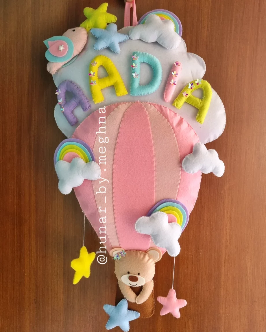 kids name hanging nursery decor