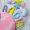kids felt name hangings