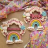 unicorn theme name hanging for kids room