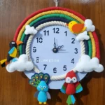 kids nursery wall clock