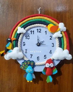 kids nursery wall clock