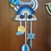 kids name hanging macrame