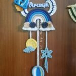 kids name hanging macrame