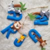 nursery decor name hanging