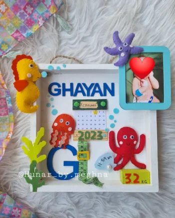 baby birth stats frame