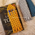bohemian book mark pen holder