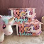unicorn storage baskets