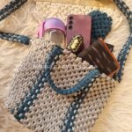 macrame handcrafted bag