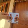 hand beaded and mirror work earrings for festive look