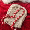 cute red and white backpack bag mini backpack
