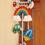 personalized rainbow name hanging