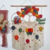 blessed home macrame wall hanging