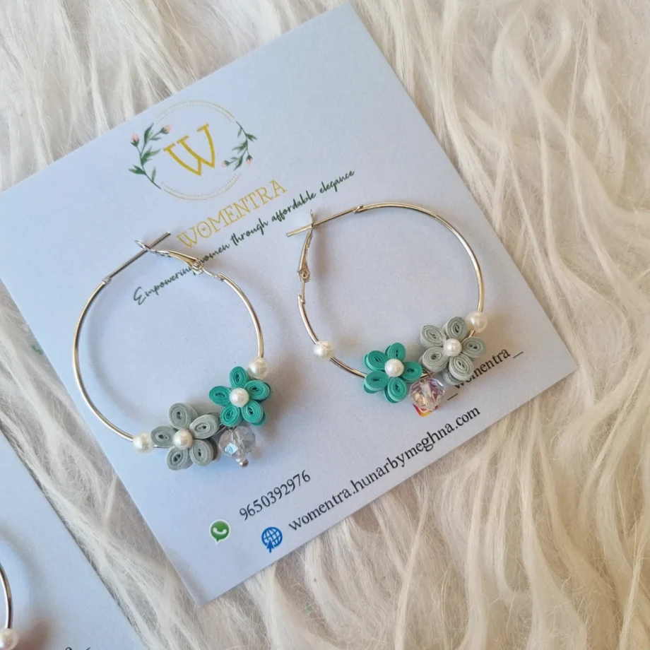 flower earrings