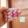 quilled handmade quilling flower earring