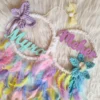 kids name hanging with dreamcatcher flower and butterfly