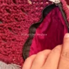 bohemian eco friendly sling bag macrame and crochet