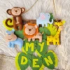 animal theme nursery decor kids room decor in jungle theme