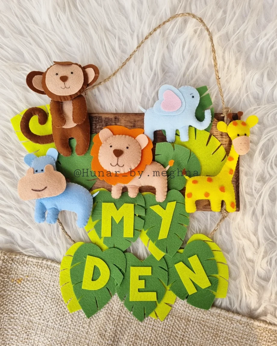 animal theme nursery decor kids room decor in jungle theme