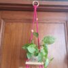 bohemian decor macrame shelf