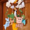 jungle themed baby mobile crib hanging