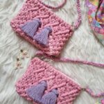 unique handmade macrame sling bags